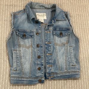 American Rag sleeveless denim jacket